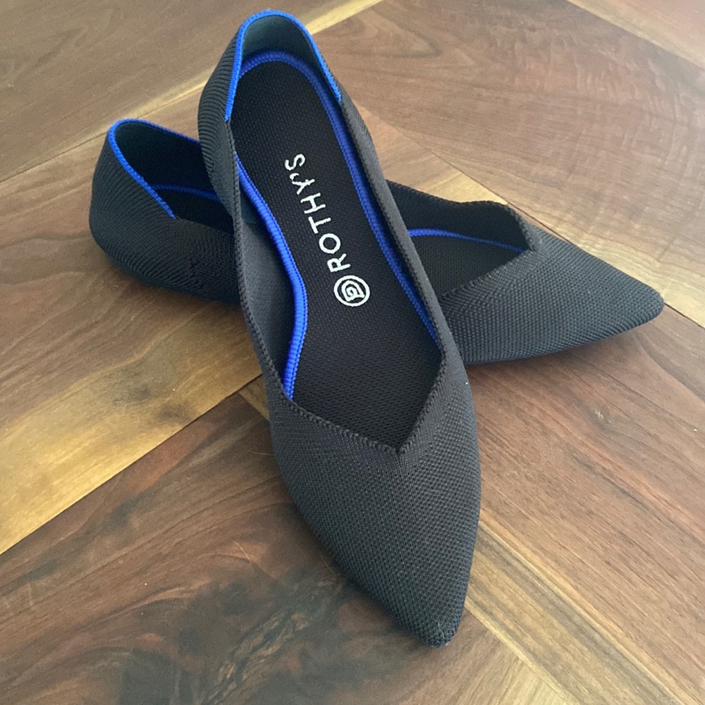 Classic Black Rothy’s Points size 9
